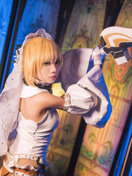 《Fate Grand Order》尼禄花嫁满破 C O S P L A Y_Fatego尼禄.克劳狄乌斯 (3)