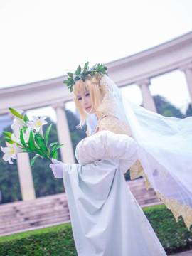 《Fate Grand Order》尼禄花嫁满破 C O S P L A Y_嫌いなもの？　節制、反逆、没落だ！ (1)
