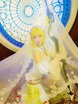 《Fate Grand Order》尼禄花嫁满破 C O S P L A Y_尼禄花嫁二破【正片】 (4)