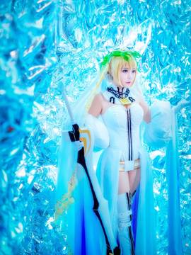 《Fate Grand Order》尼禄花嫁满破 C O S P L A Y_FateGrand Order尼禄花嫁三破~ (5)