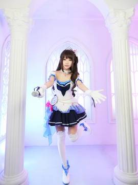 《偶像大师灰姑娘女孩》卯月x凛招待灰姑娘C服 C O S P L A Y_0016