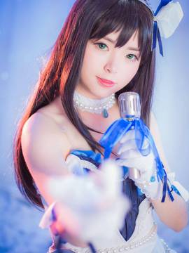 《偶像大师灰姑娘女孩》卯月x凛招待灰姑娘C服 C O S P L A Y_偶像大师Cinderella girls 涉谷凛 (18)