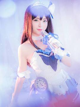 《偶像大师灰姑娘女孩》卯月x凛招待灰姑娘C服 C O S P L A Y_偶像大师Cinderella girls 涉谷凛 (1)