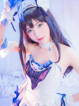 《偶像大师灰姑娘女孩》卯月x凛招待灰姑娘C服 C O S P L A Y_偶像大师Cinderella girls 涉谷凛 (3)