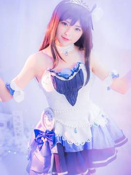 《偶像大师灰姑娘女孩》卯月x凛招待灰姑娘C服 C O S P L A Y_偶像大师Cinderella girls 涉谷凛 (4)