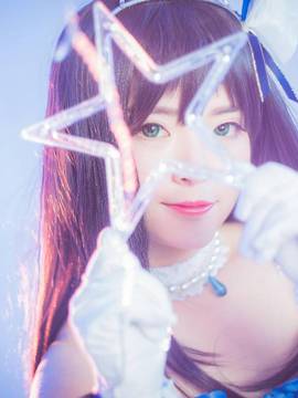 《偶像大师灰姑娘女孩》卯月x凛招待灰姑娘C服 C O S P L A Y_偶像大师Cinderella girls 涉谷凛 (8)