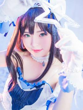 《偶像大师灰姑娘女孩》卯月x凛招待灰姑娘C服 C O S P L A Y_偶像大师Cinderella girls 涉谷凛 (9)