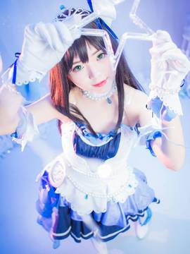 《偶像大师灰姑娘女孩》卯月x凛招待灰姑娘C服 C O S P L A Y_偶像大师Cinderella girls 涉谷凛 (10)