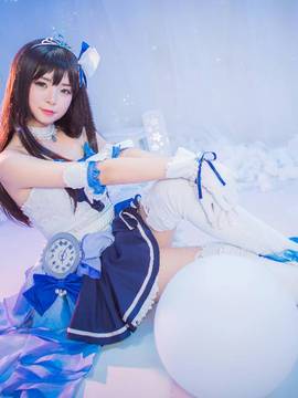 《偶像大师灰姑娘女孩》卯月x凛招待灰姑娘C服 C O S P L A Y_偶像大师Cinderella girls 涉谷凛 (11)