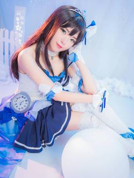 《偶像大师灰姑娘女孩》卯月x凛招待灰姑娘C服 C O S P L A Y_偶像大师Cinderella girls 涉谷凛 (12)