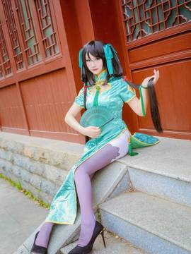 《王者荣耀》孙尚香同人旗袍 C O S P L A Y_0026