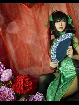 《王者荣耀》孙尚香同人旗袍 C O S P L A Y_0033