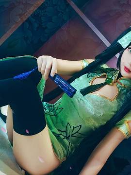 《王者荣耀》孙尚香同人旗袍 C O S P L A Y_0053
