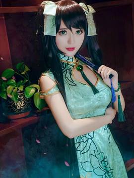 《王者荣耀》孙尚香同人旗袍 C O S P L A Y_0055