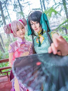 《王者荣耀》孙尚香同人旗袍 C O S P L A Y_cos正片 王者农药旗袍同人香乔 (6)