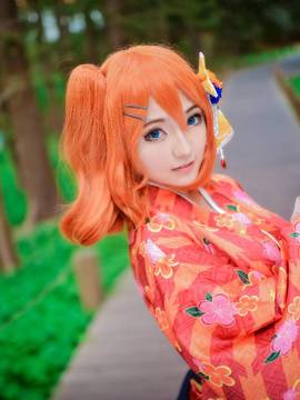 《Lovelive！》高坂穗乃果 大正未觉醒 C O S P L A Y_0016