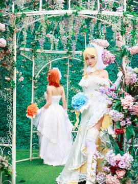 《Lovelive！》绘里&果果花嫁ver C O S P L A Y_0005
