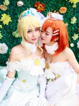 《Lovelive！》绘里&果果花嫁ver C O S P L A Y_0016