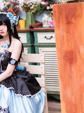 《偶像大師灰姑娘女孩》舞會中的鷺澤文香 C O S P L A Y_鹭沢文香 (2)