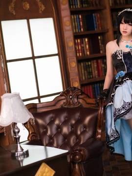 《偶像大師灰姑娘女孩》舞會中的鷺澤文香 C O S P L A Y_鹭沢文香 (9)
