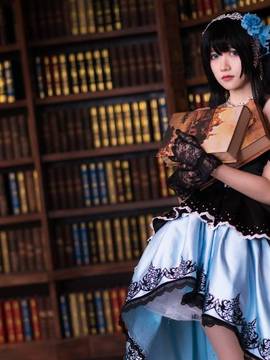 《偶像大師灰姑娘女孩》舞會中的鷺澤文香 C O S P L A Y_鹭沢文香 (10)