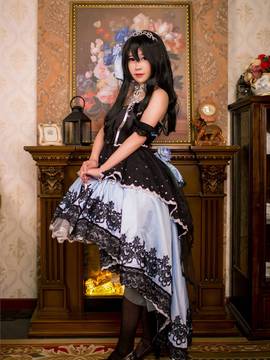 《偶像大師灰姑娘女孩》舞會中的鷺澤文香 C O S P L A Y_偶像大师灰姑娘女孩 鹭沢文香cosplay (10)