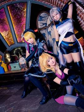 《偶像大師灰姑娘女孩》舞會中的鷺澤文香 C O S P L A Y_偶像大师灰姑娘女孩 鹭沢文香cosplay (1)