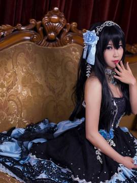 《偶像大師灰姑娘女孩》舞會中的鷺澤文香 C O S P L A Y_偶像大师灰姑娘女孩 鹭沢文香cosplay (2)