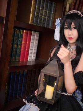 《偶像大師灰姑娘女孩》舞會中的鷺澤文香 C O S P L A Y_偶像大师灰姑娘女孩 鹭沢文香cosplay (8)