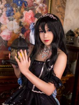 《偶像大師灰姑娘女孩》舞會中的鷺澤文香 C O S P L A Y_偶像大师灰姑娘女孩 鹭沢文香cosplay (9)