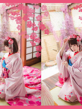 《路人女主的养成方法》加藤惠的樱花和服ver C O S P L A Y_0004