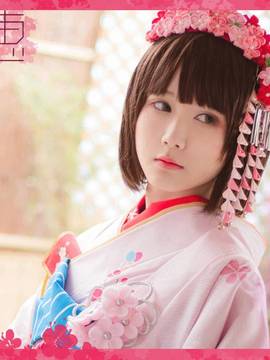 《路人女主的养成方法》加藤惠的樱花和服ver C O S P L A Y_0006