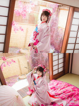 《路人女主的养成方法》加藤惠的樱花和服ver C O S P L A Y_0009