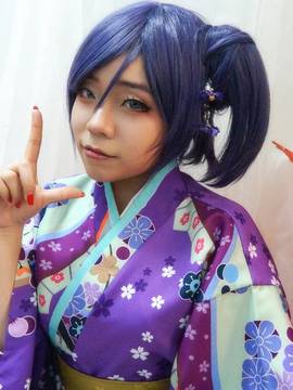 《LoveLive 》 东条希正月和服未觉醒 C O S P L A Y_0021