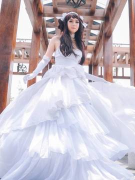 《舰队collection》 金刚同人婚纱C O S P L A Y._0001