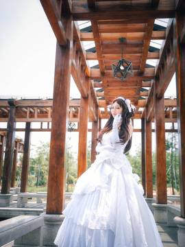 《舰队collection》 金刚同人婚纱C O S P L A Y._0002