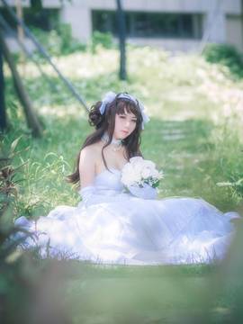 《舰队collection》 金刚同人婚纱C O S P L A Y._0009