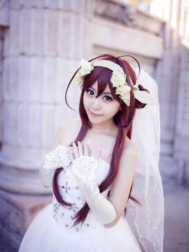 《舰队collection》 金刚同人婚纱C O S P L A Y._0010