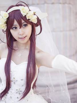 《舰队collection》 金刚同人婚纱C O S P L A Y._0015