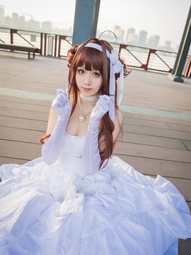《舰队collection》 金刚同人婚纱C O S P L A Y._0034