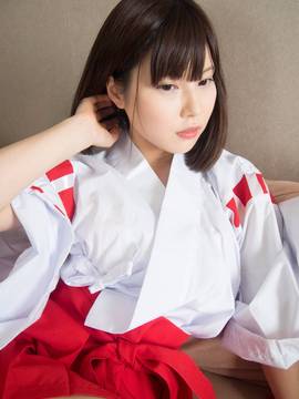 [箱ふぇてぃっしゅ] 美少女 巫女コスプレ フェラ抜き! ゆりな_024