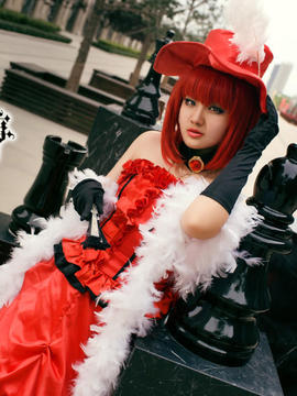 《黑执事》红夫人安洁莉娜·达雷斯 C O S P L A Y_0018