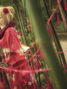 《Fateextra》东尼禄·克劳狄乌斯×伊丽莎白·巴托里和服C O S P L A Y_0005