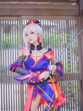《Fate Grand Order》宫本武藏 一破 C O S P L A Y_0005