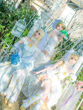 《Love Live!》绘X花X鸟婚纱觉醒 C O S P L A Y_0009