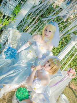 《Love Live!》绘X花X鸟婚纱觉醒 C O S P L A Y_0010