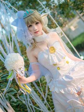 《Love Live!》绘X花X鸟婚纱觉醒 C O S P L A Y_0017