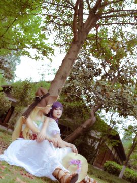 《love live》白裙踏青呀~绘里&希 C O S P L A Y_0001