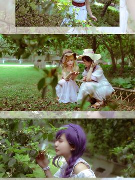 《love live》白裙踏青呀~绘里&希 C O S P L A Y_0002